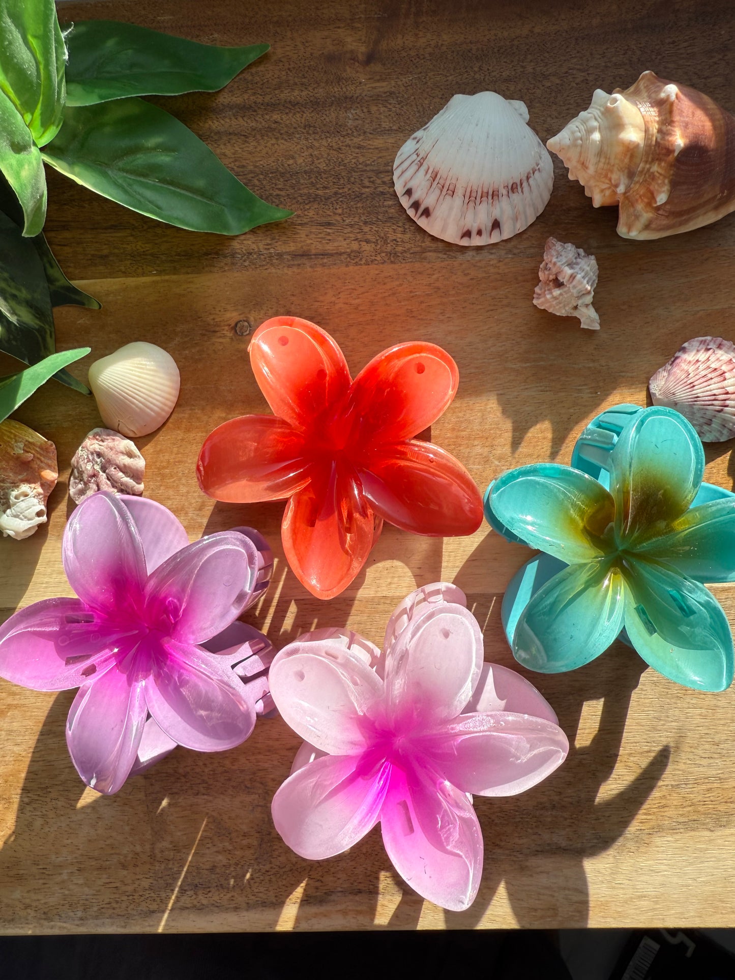 Hibiscus Claw-Clips