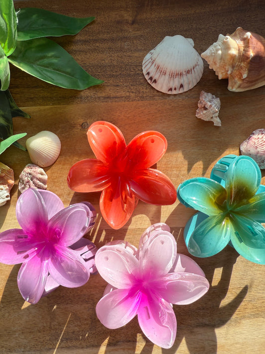 Hibiscus Claw-Clips