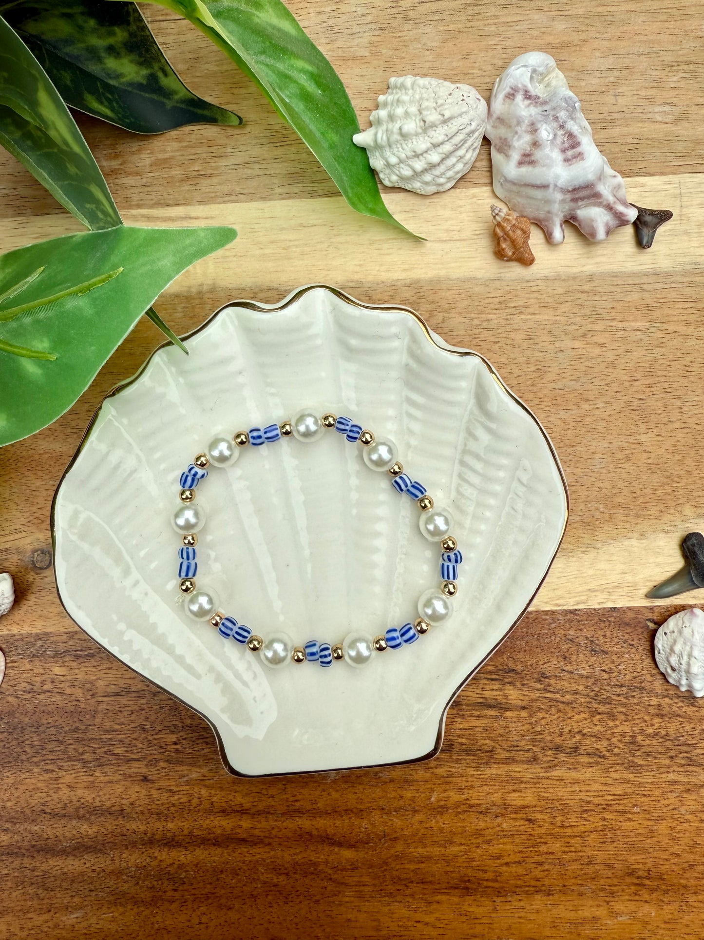 Waves & Pearls Bracelet