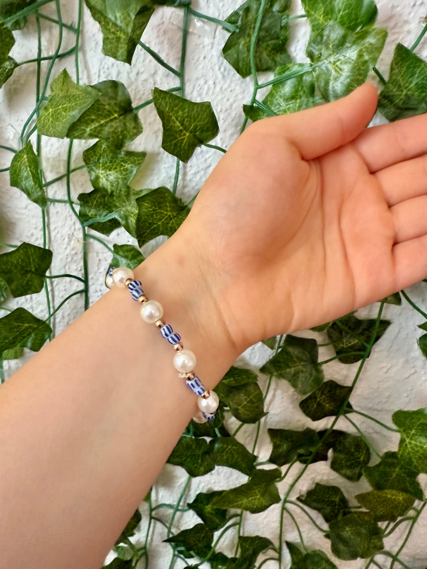 Waves & Pearls Bracelet